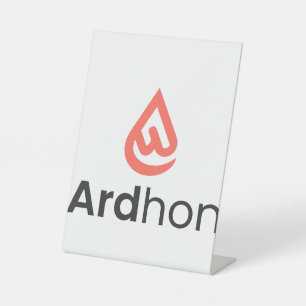 Ardhon - draag je stijl, jouw manier reclamebord met voetstuk