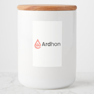 Ardhon merk merchandise - draag je stijl, op jouw voedselcontainer etiket