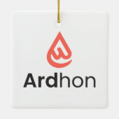 Ardhon - wear your style, your way keramisch ornament (Achterkant)