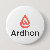 Ardhon - wear your style, your way ronde button 7,6 cm (Voorkant)