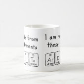 Ardita periodieke mok van de lijstnaam (Center)