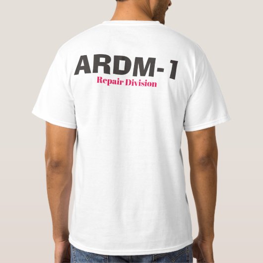 ARDM-1 Reapir Division T-shirt (Achterkant)