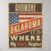 Ardmore Oklahoma Poster (Voorkant)