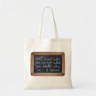 Ardoise 03 Artiest's Quotes Degas Canvas tas