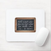 Ardoise 03 Quotes Degas Mousepad Muismat (Met muis)