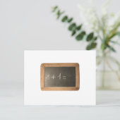 Ardoise 04 - Wiskundige lessen Briefkaart (Staand voorkant)