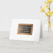 Ardoise 05 Artiest Quote Monet Kaart (Gele Bloem)