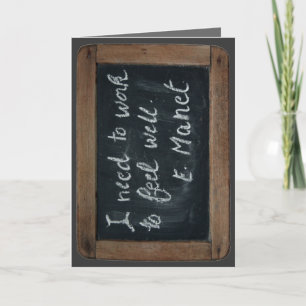 Ardoise 07 - Citaat van Manet - Kaart