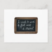 Ardoise 07 Manet's Quote Briefkaart (Voorkant)