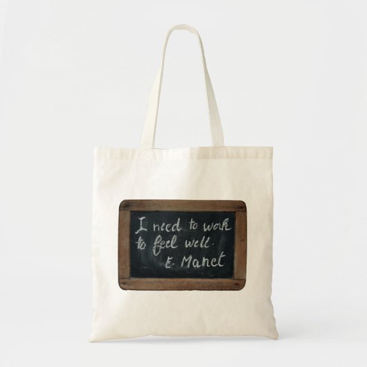 Ardoise 07 Manet's Quote Canvas tas (Voorkant)