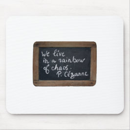 Ardoise 08 Cezanne's Quote White Mousepad Muismat