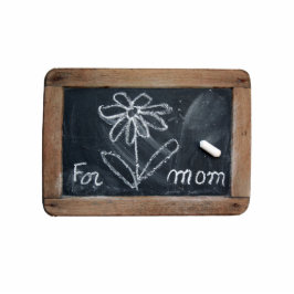 Ardoise 10 Bloem voor Mama Fotosculptuur Staand Fotobeeldje