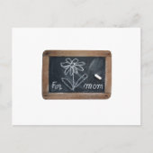 Ardoise 10 Flower voor mama Briefkaart (Voorkant)