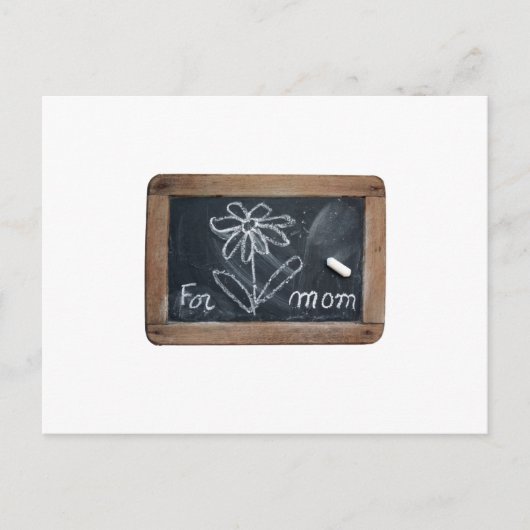 Ardoise 10 Flower voor mama Briefkaart (Voorkant)