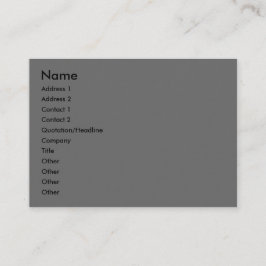 Ardoise Artist's Quotes Dagas Visitekaartjes