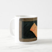 Ardoise Passer l'éponge Slate White Mok (Voorkant links)