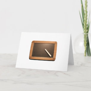 Ardoise School leisteen met Krijt Groet C Kaart