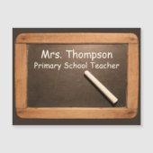 Ardoise  School Slate Chalk Magnetic Card (Voorkant)