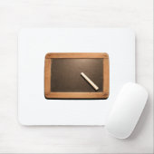 Ardoise Voeg jouw tekst  Schoolslate MouseP toe Muismat (Met muis)