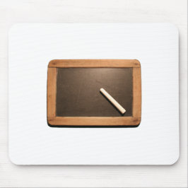 Ardoise Voeg jouw tekst  Schoolslate MouseP toe Muismat