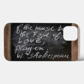 Ardoise - W. Shakespeare's Quote - Case-Mate iPhone Case (Achterkant (horizontaal))