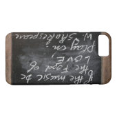Ardoise W Shakespeare's Quote iPhone Case (Achterkant (Horizontaal))