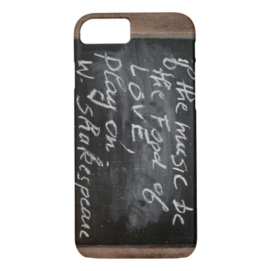Ardoise W Shakespeare's Quote iPhone Case (Achterkant)