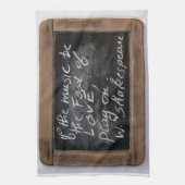 Ardoise - W. Shakespeare's Quote - Theedoek (Verticaal)