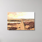 Ardrossan Beach Sunset, Scotland Canvas Afdruk (Voorkant)