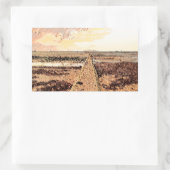 Ardrossan Beach Sunset, Scotland Rechthoekige Sticker (Tas)