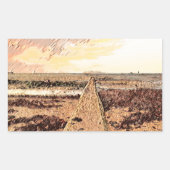 Ardrossan Beach Sunset, Scotland Rechthoekige Sticker (Voorkant)