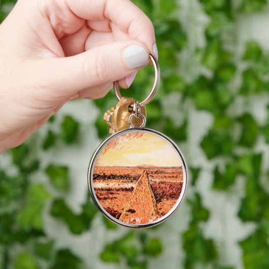 Ardrossan Beach Sunset, Scotland Sleutelhanger (Hand)