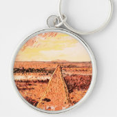 Ardrossan Beach Sunset, Scotland Sleutelhanger (Voorkant)