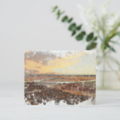 Ardrossan Beach Sunset Watercolour Briefkaart (Staand voorkant)