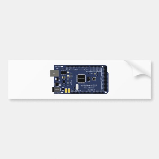 Arduino Mega Bumpersticker (Voorkant)
