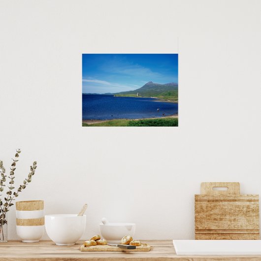 Ardvreck Castle Scotland Poster (Keuken)