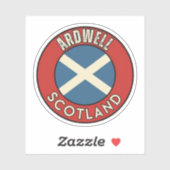 Ardwell, Schotland Sticker (Vel)