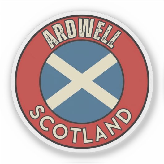 Ardwell, Schotland Sticker (Voorkant)
