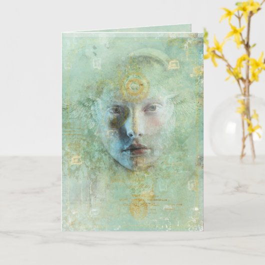 Ardwinna-Wenskaart Kaart (Gele Bloem)