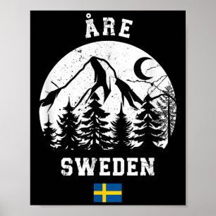 Åre Åreskutan Berg Zweden Skigebied Alpines Sk Poster