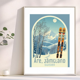 Åre Jämtland Zweden skigebied Poster