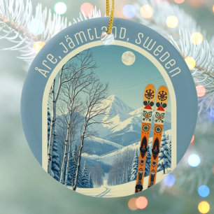 Åre Jämtland Zweden skioord vakantie souvenir Keramisch Ornament