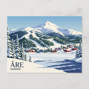 Åre Ski Resort Zweden Briefkaart