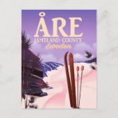 Åre Sweden skiposter Briefkaart (Voorkant)