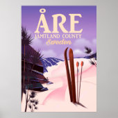 Åre Sweden skiposter Poster (Voorkant)