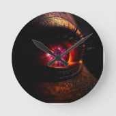 Are We Part of the Universe? – Cosmic Eye Mystical Ronde Klok (Voorkant)