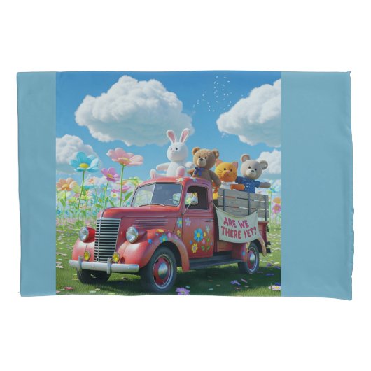 Are we there yet? kussensloop (Voorkant)