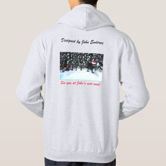 Are you coming to the next John Kapuzen-Sweatshirt Hoodie (Achterkant)