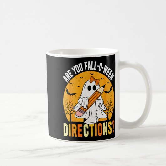 Are You Fall-o-ween Direction Funny Sarcastic Quot Koffiemok (Rechts)