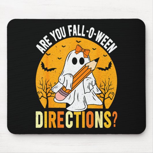 Are You Fall-o-ween Direction Funny Sarcastic Quot Muismat (Voorkant)
